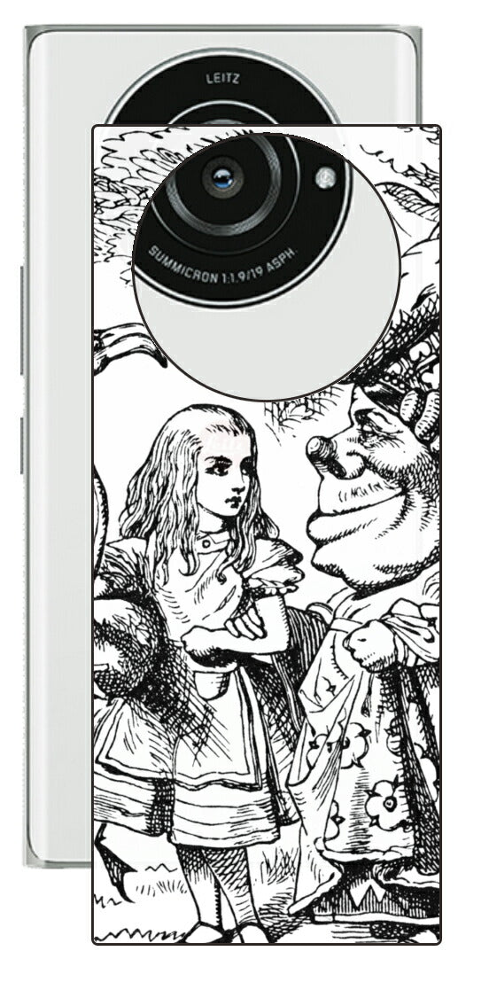 Leica Leitz Phone 2用 背面 保護 フィルム 名画プリント ジョン・テニエル （ John Tenniel ) 侯爵夫人