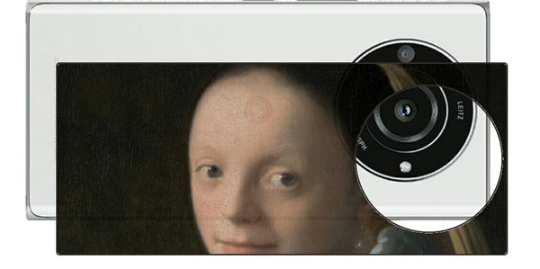 Leica Leitz Phone 2用 背面 保護 フィルム 名画 プリント フェルメール 少女 （ ヨハネス・フェルメール Johannes Vermeer ）