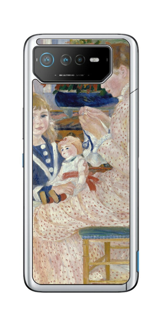 ASUS ROG Phone 6 / ROG Phone 6 Pro用 背面 保護 フィルム 名画 プリント ルノワール ヴァルジュモンの午後（ ピエール＝オーギュスト・ルノワール Pierre-Auguste Renoir ）