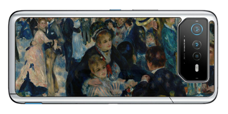 ASUS ROG Phone 6 / ROG Phone 6 Pro用 背面 保護 フィルム 名画 プリント ルノワール ムーラン・ド・ラ・ギャレット（ ピエール＝オーギュスト・ルノワール Pierre-Auguste Renoir ）
