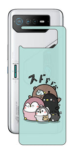 ClearView ASUS ROG Phone 6 / ROG Phone 6 Pro用 【コラボ プリント Design by お腹すい汰 001 】 背面 保護 フィルム 日本製