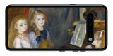LG V60 ThinQ 5G用 背面 保護 フィルム 名画 プリント ルノワール カチュール・メンデスの娘たち（ ピエール＝オーギュスト・ルノワール Pierre-Auguste Renoir ）