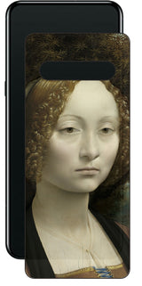 LG V60 ThinQ 5G用 背面 保護 フィルム 名画 プリント ダ・ヴィンチ ジネーヴラ・デ・ベンチの肖像（ レオナルド・ダ・ヴィンチ Leonardo da Vinci ）