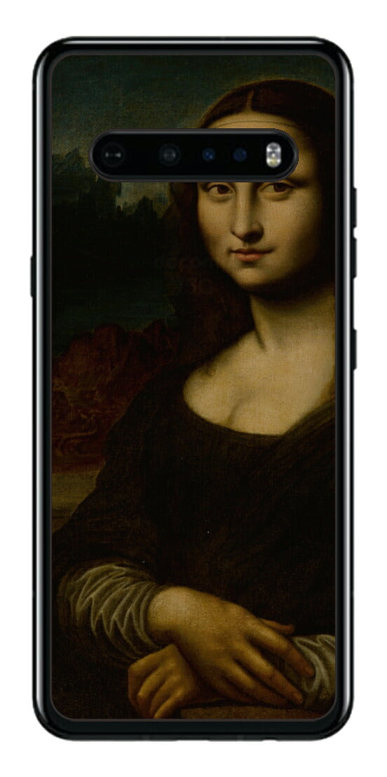 LG V60 ThinQ 5G用 背面 保護 フィルム 名画 プリント ダ・ヴィンチ モナリザ（ レオナルド・ダ・ヴィンチ Leonardo da Vinci ）