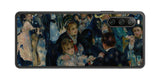 Sony Xperia 10 IV用 背面 保護 フィルム 名画 プリント ルノワール ムーラン・ド・ラ・ギャレット（ ピエール＝オーギュスト・ルノワール Pierre-Auguste Renoir ）