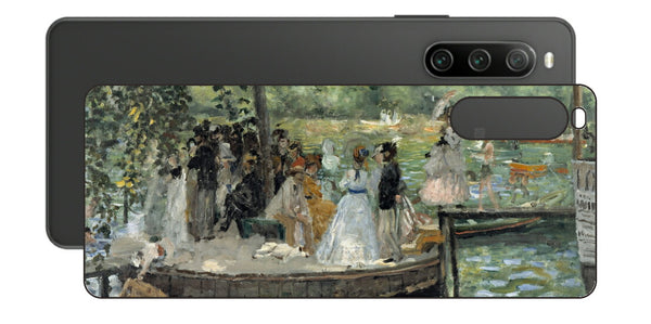 Sony Xperia 10 IV用 背面 保護 フィルム 名画 プリント ルノワール ラ・グルヌイエール（ ピエール＝オーギュスト・ルノワール Pierre-Auguste Renoir ）