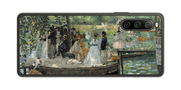 Sony Xperia 10 IV用 背面 保護 フィルム 名画 プリント ルノワール ラ・グルヌイエール（ ピエール＝オーギュスト・ルノワール Pierre-Auguste Renoir ）