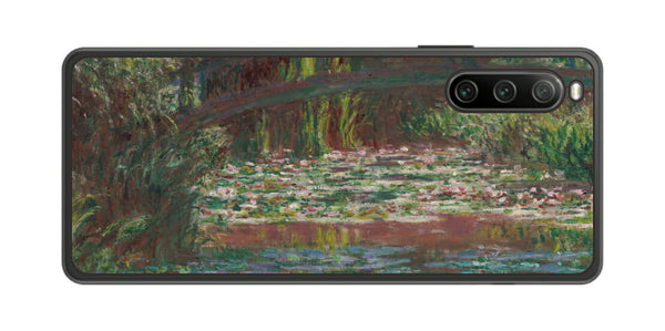 Sony Xperia 10 IV用 背面 保護 フィルム 名画プリント クロード・モネ （ Claude Monet ) 睡蓮の池