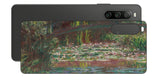 Sony Xperia 10 IV用 背面 保護 フィルム 名画プリント クロード・モネ （ Claude Monet ) 睡蓮の池