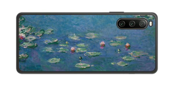 Sony Xperia 10 IV用 背面 保護 フィルム 名画プリント クロード・モネ （ Claude Monet ) 睡蓮