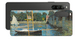 Sony Xperia 10 IV用 背面 保護 フィルム 名画プリント クロード・モネ （ Claude Monet ) アルジャントゥイユの橋