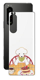 Sony Xperia 5 III用 【コラボ プリント Design by よこお さとみ 005 】 背面 保護 フィルム 日本製