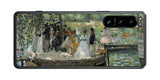 Sony Xperia 5 IV用 背面 保護 フィルム 名画 プリント ルノワール ラ・グルヌイエール（ ピエール＝オーギュスト・ルノワール Pierre-Auguste Renoir ）